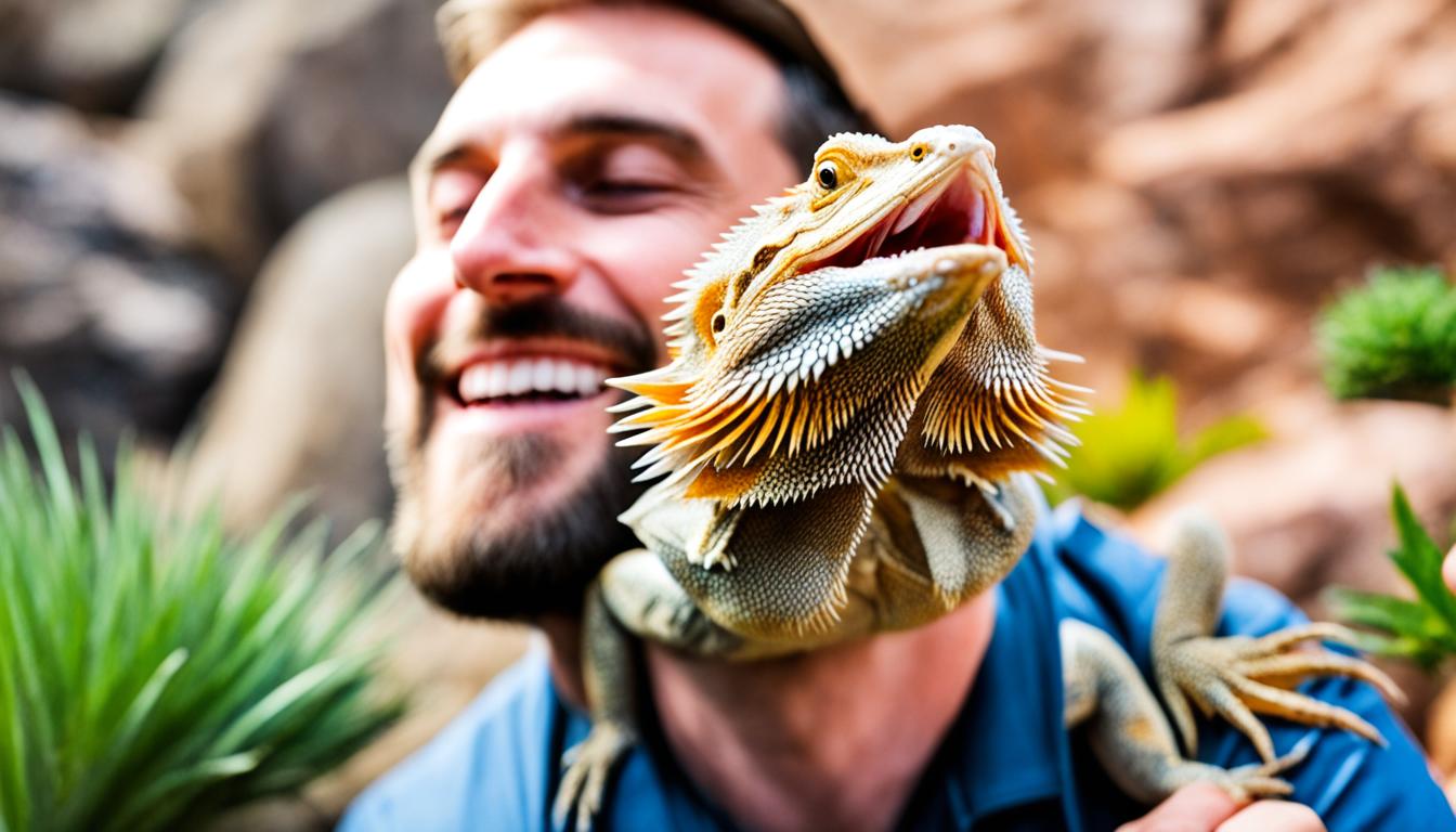 Bearded Dragon Licking You? Understand Why Here!