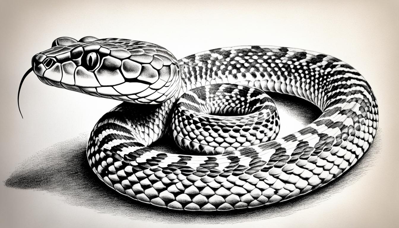 Easy Rattlesnake Drawing Guide Step by Step