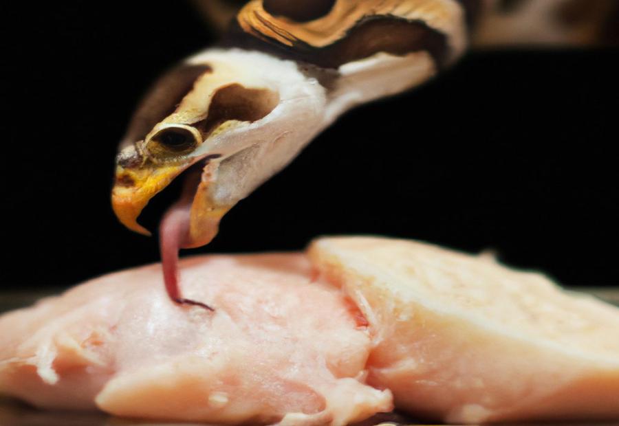 Alternate Food Options for Ball Pythons - Can a Ball python eat raw chicken 