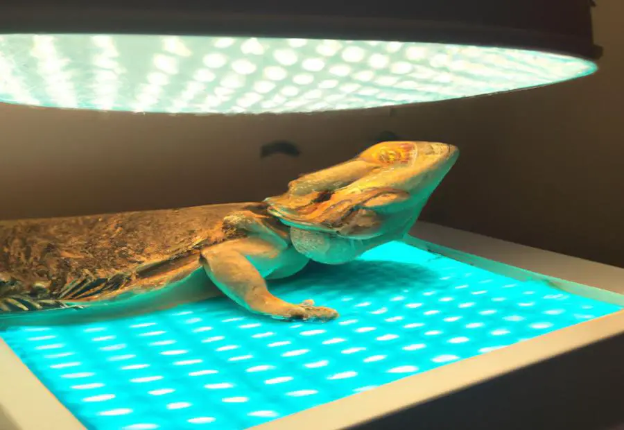 Can a bearded dragon get to much uvb