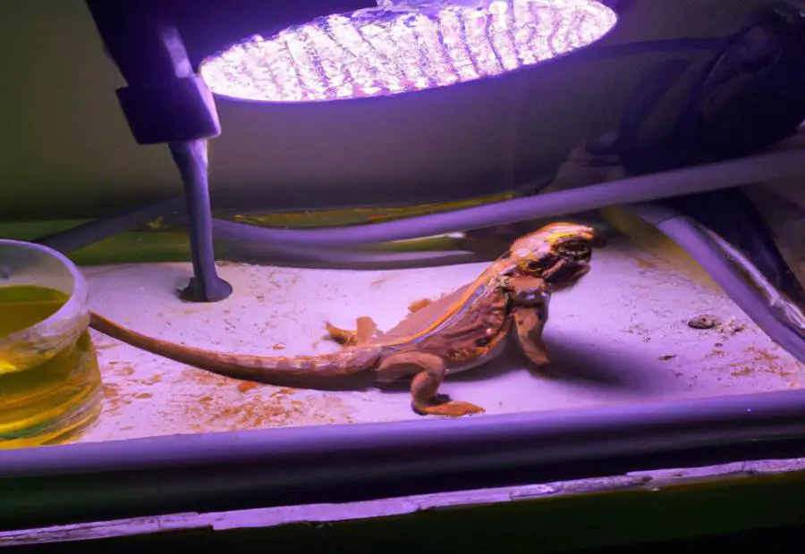 Can a bearded dragon get to much uvb