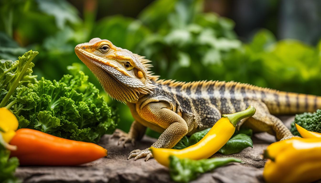 can bearded dragons eat banana peppers