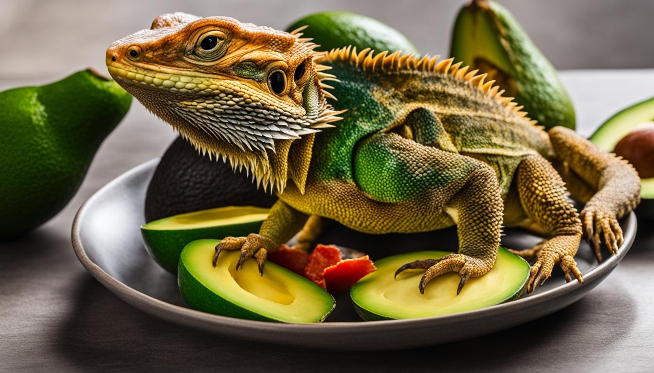 can bearded dragons have avocado