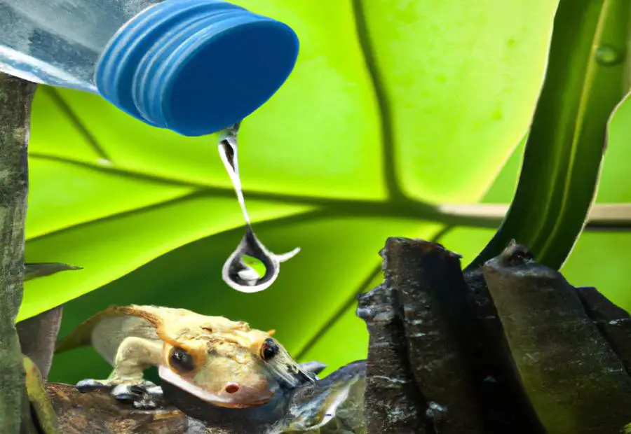 Can crested geckos drink dIstilled water
