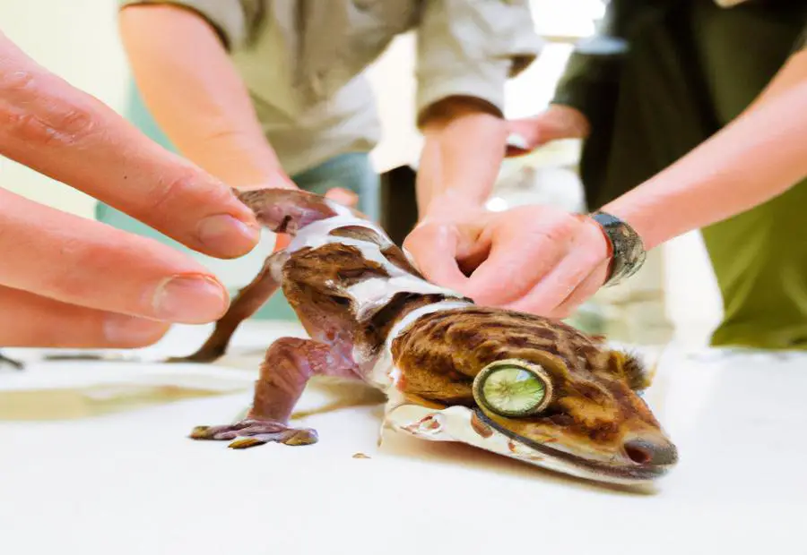 Can geckos break their legs