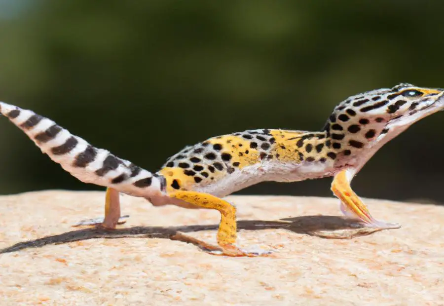 A real-life experience with a jumping leopard gecko 