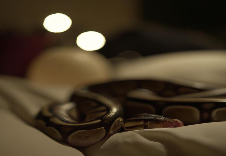 Can you sleep with a Ball python