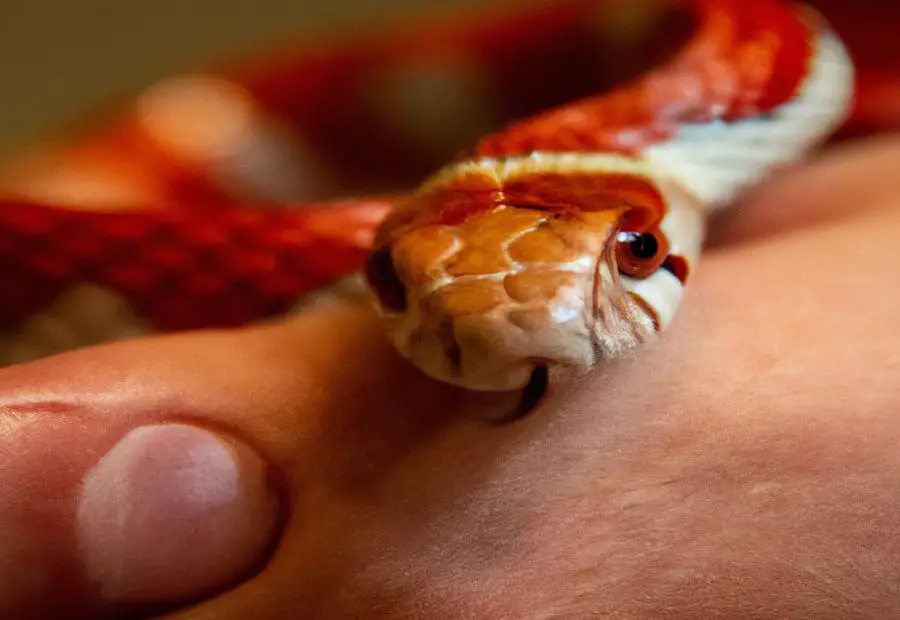 How corn snakes express affection 