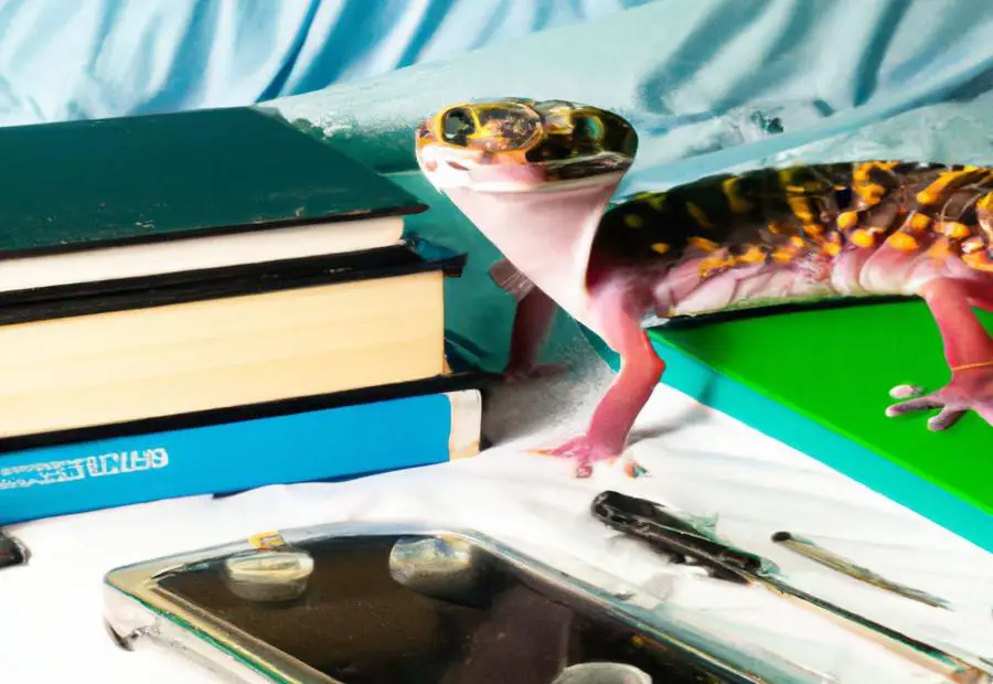 Do geckos go on beds