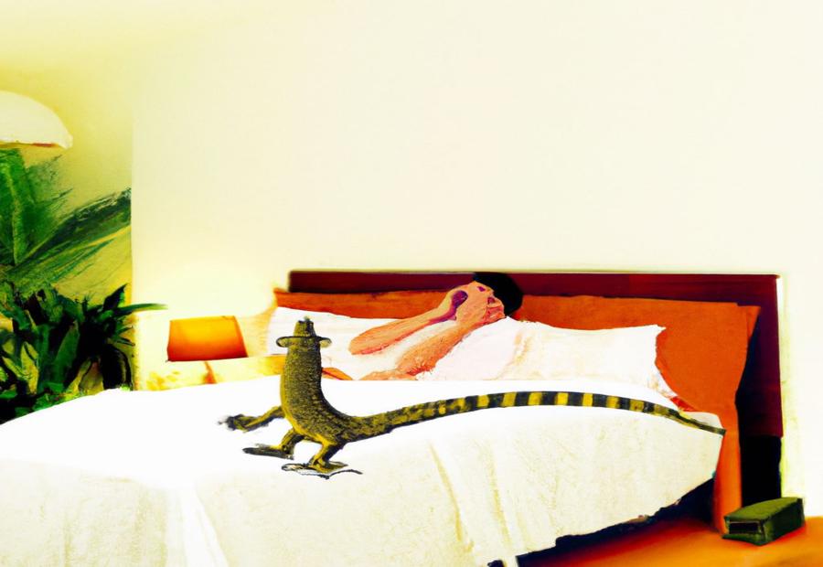 Do geckos go on beds