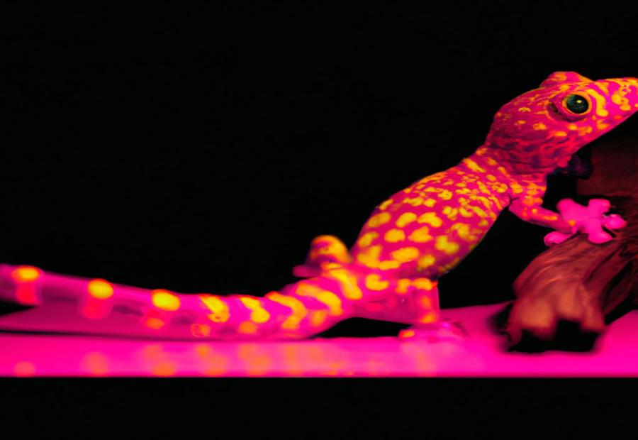 Factors influencing color changes in geckos 