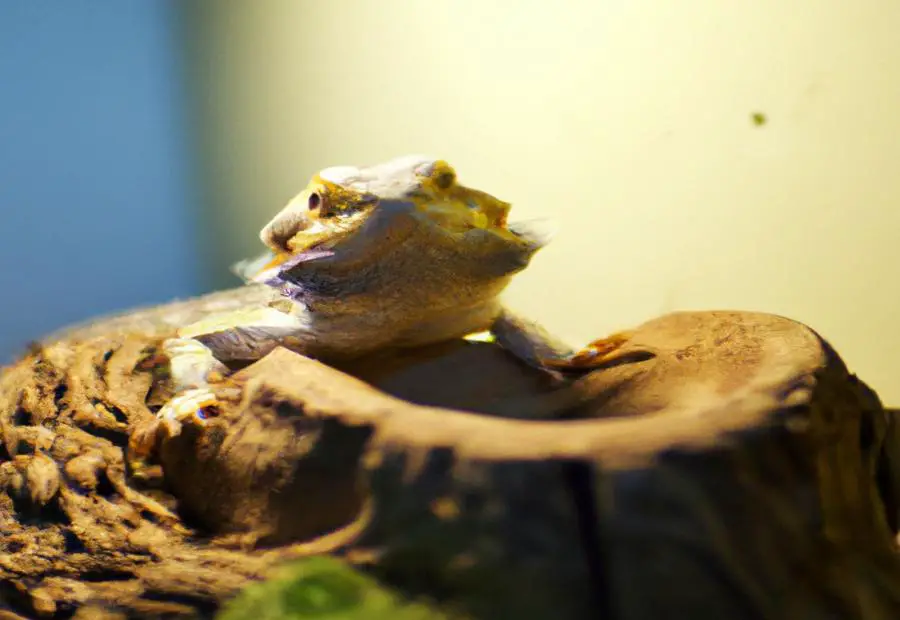 How far should basking light be from bearded dragon