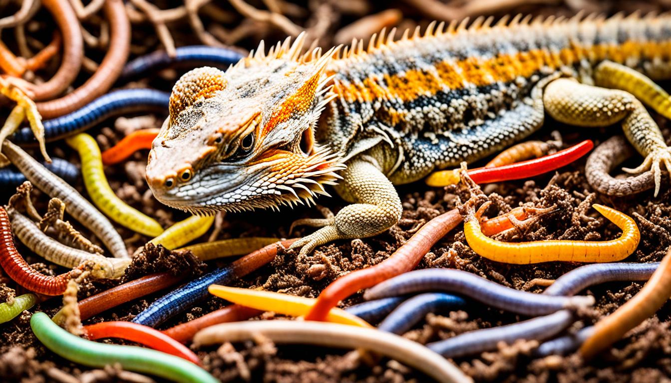 Bearded Dragons and Earthworms Safe Snack?